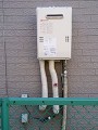 ガス給湯器取替工事　千葉県市原市　GQ-1639WS