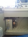 小型電気温水器取付工事・給水給湯配管分岐接続工事（壁貫通）　東京都世田谷区　EHPN-F13N2-EFH4MK