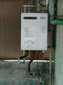 石油給湯器取替工事　静岡県静岡市清水区