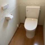トイレ取替工事　石川県かほく市　TCF4714AK-SC1