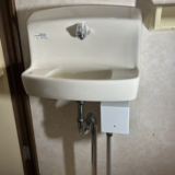 洗面化粧台取替工事　東京都世田谷区　LSW870ASS-SC1