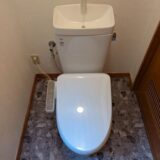 トイレ取替工事　愛知県新城市　BC-Z30H-DT-Z380H-BW1